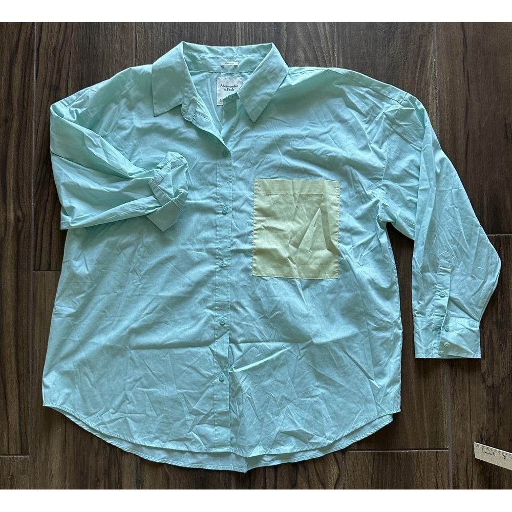 Abercrombie‎ & Fitch Shirt Mens XL Colorpop Oversized NWT Y2K Casual Resort Prep